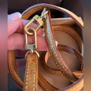 Louis Vuitton authentic vachetta strap with hardware